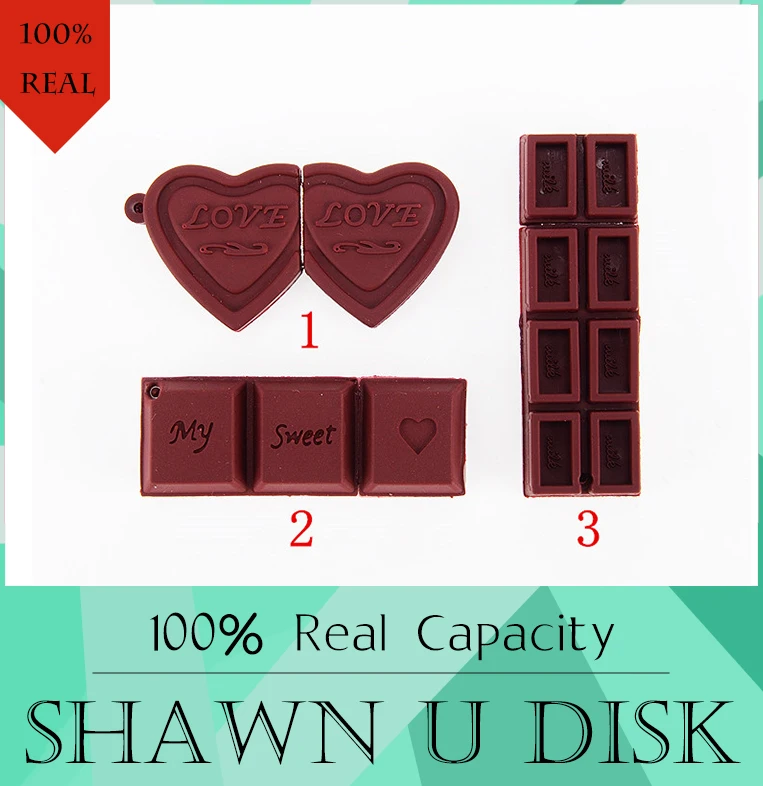 Chocolate Silicone USB Flash Drive 512GB Pen Pendrive Memory Card Stick MicroData 64GB 32GB 16GB 8GB 4GB 2GB 128GB 2.0 | Компьютеры и