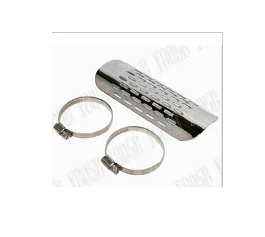 

Universal Chrome Metal Exhaust Heat Shield Guard For Yamaha VStar 400 650 1100 1300 Virago Xv 250 535 750 1100 Road Star