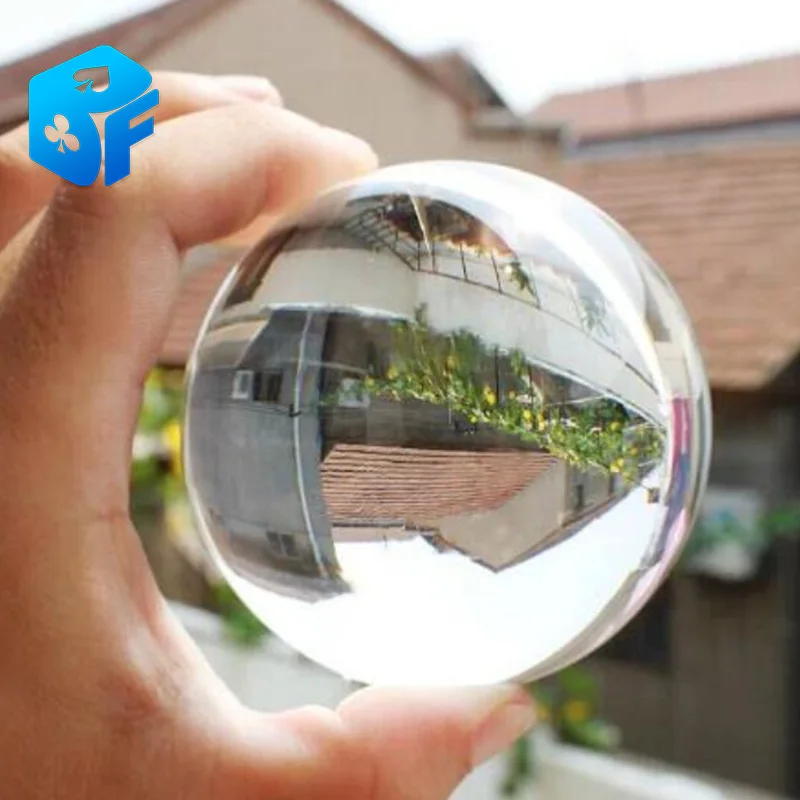 Free shipping glass,light earth ball Clear ball 76mm magic ball magic