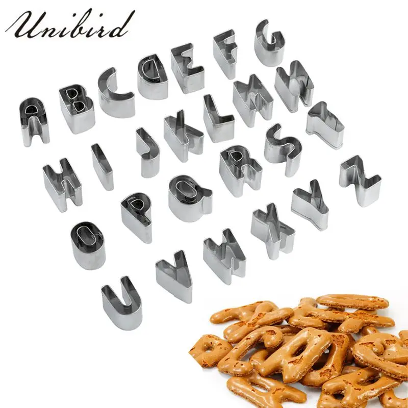 Buy Unibird 26pcs/set English Alphabet Cookie Stamp