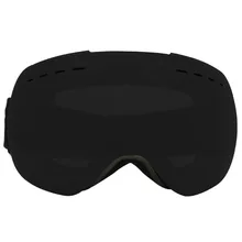 Новейшие лыжные зеркальные очки двухслойные анти туман большие сферические снегозащитные, зеркальные очки, широкие полевые лыжные очки