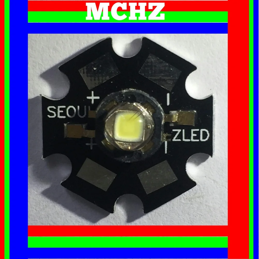 

10PCS SEOUL POWER CREE XML XM-L T6 LED U2 3W WHITE High Power LED chip on 20mm PCB