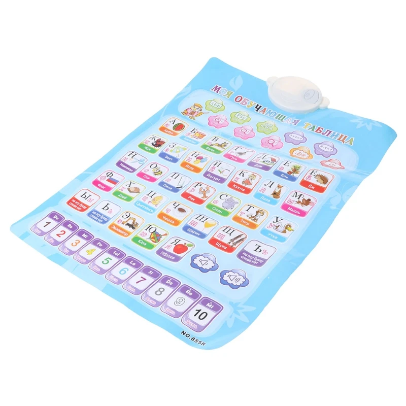 Новинка Ru& En фонетическая карта обучающая игрушка с алфавитом электронная развивающая игрушка для малышей