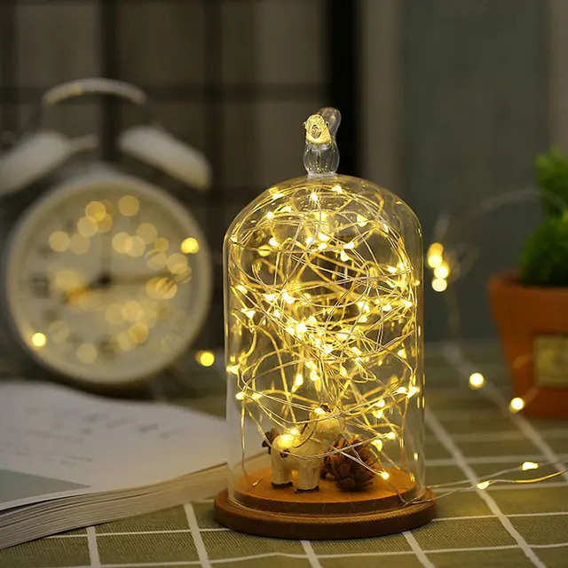 Us 1 0 2 5 10m Battery Powered Fairy Light Flasher Garlands Waterproof Led String Lights Outdoor Wedding Party Decoration 30 In