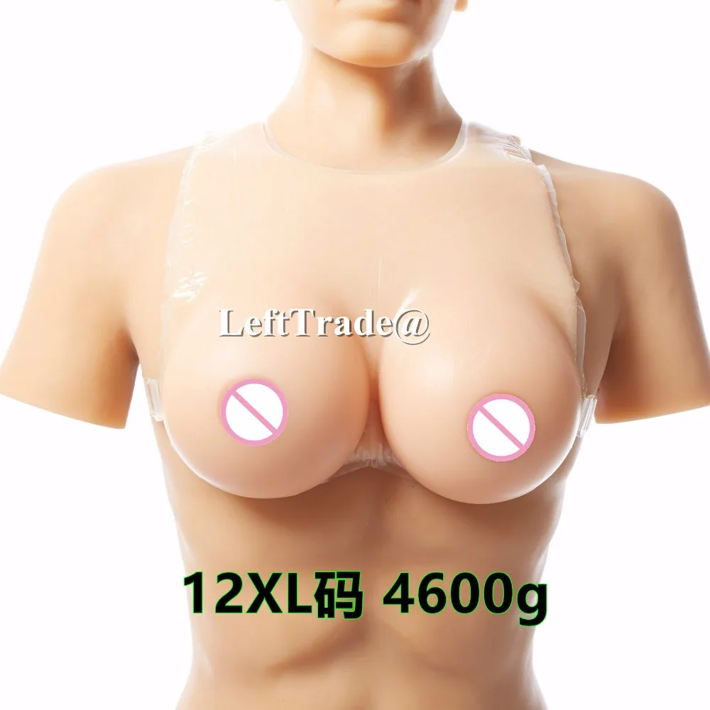 4600g L cup shemale dress form silicone-breast-prosthesis huge boobs |