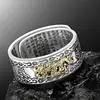 Pixiu Charms Ring Feng Shui Amulet Wealth Lucky Open Adjustable Ring Buddhist Jewelry for Women Men Gift ► Photo 2/6