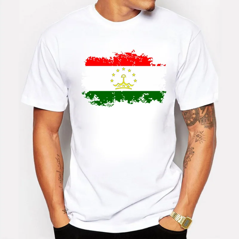 BLWHSA Tajikistan, летняя футболка, сделай сам,, на заказ, имя, номер, Мужская футболка, национальный флаг, страна, одежда - Цвет: Tajikistan