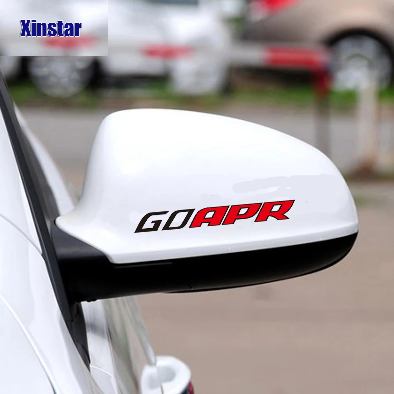 2 шт. Автомобильная наклейка rearviw для apr volkswagen golf 7 passat B5 B6 B7 Golf MK4 MK6 MK7 CC R20 R32