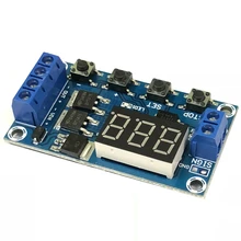 New 5.0V-60V real-time relay Timing module Synchronization with clock Time control Delay 24H timing 5 time periods