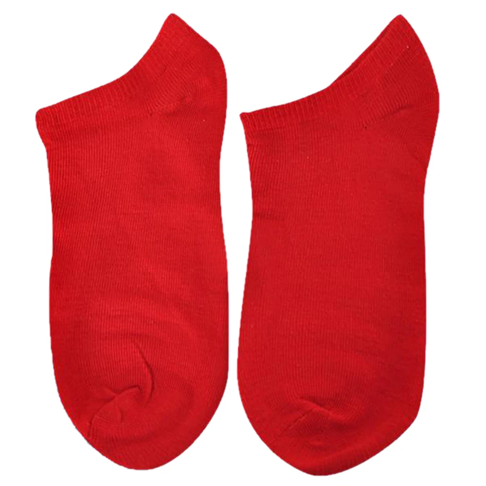Casual women's red Ankle Boat Sock Low Cut Socksin Socks from