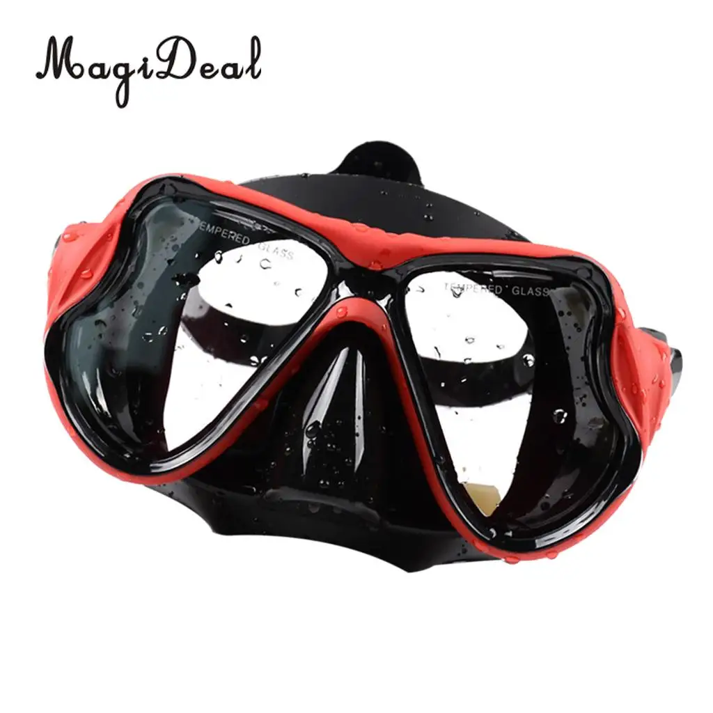 Snorkeling Scuba Dive Mask,Tempered Glass Goggles Anti Fog Liquid Silicone For Adult Women Men Freediving Swimming Surfing