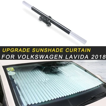 

For Volkswagen Lavida 2018 Car Front Windshield Sun Shade Curtain Sunshade Mesh Sun Visor Summer Film