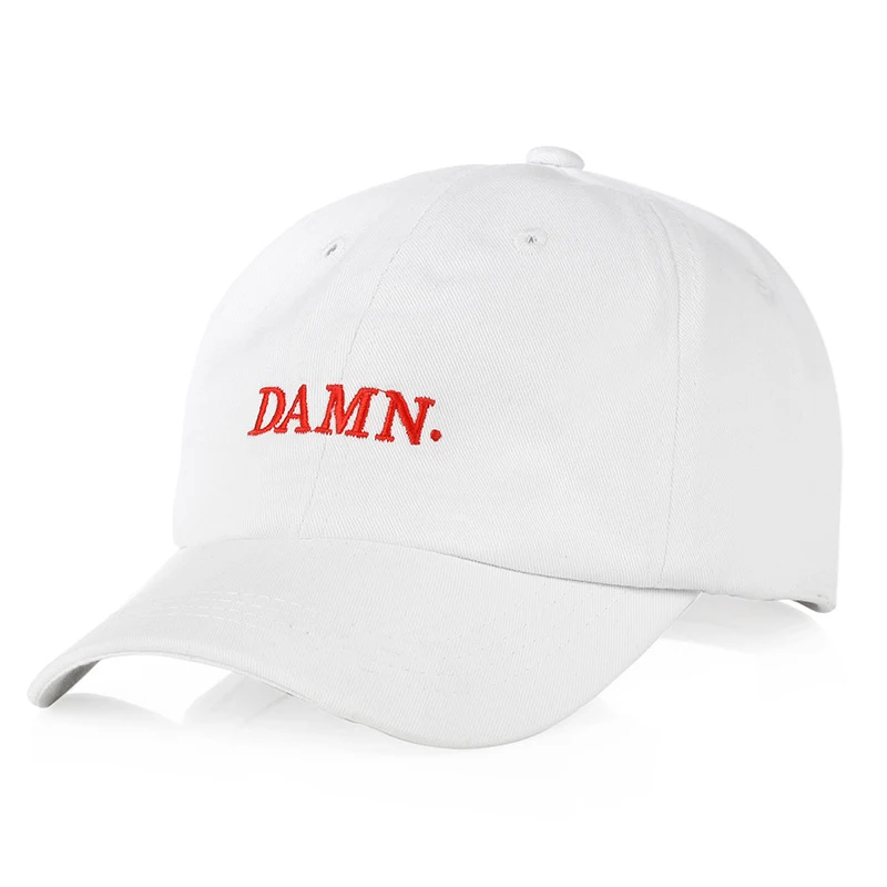 Women Men DAMN Letter Embroidery Baseball Cap Summer Unisex Adjustable Cotton Hat Male Female Casual Hip Hop Snapback Cap CP0065 (4)