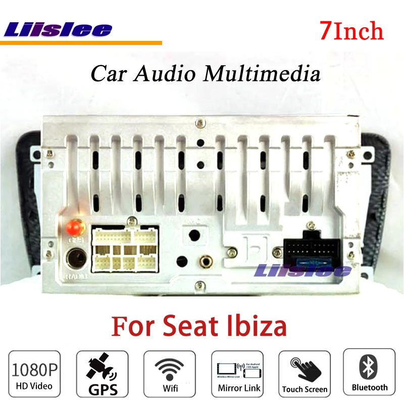 Sale Liislee For Seat Ibiza - Car Stereo Android Radio DVD Player FM BT Wifi GPS MAP NAV Navigation 1080P System Original NAVI Design 4
