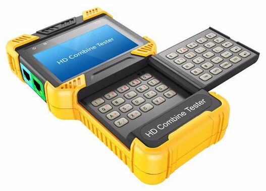 3-In-1 1080P TVI 5MP IP CVBS Analog 4-In LCD ONVIF PoE TDR PSE 12V 2A Out CCTV Camera Video Tester Hybrid HD Combine Monitor