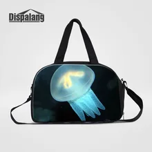 Dispalang Медузы печати Большая Дорожная сумка для Для мужчин Для женщин вещевой мешок Сумки дорожная сумка Путешествия Поездка Организатор Сумки