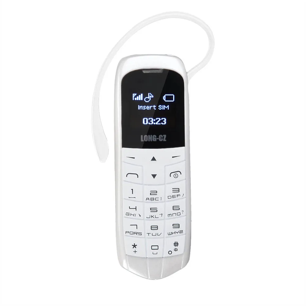 Длинный-CZ J8 мини-телефон bluetooth с функцией Bluetooth Dialer, функция Bluetooth наушников, FM, одна микро sim-карта, 3 цвета