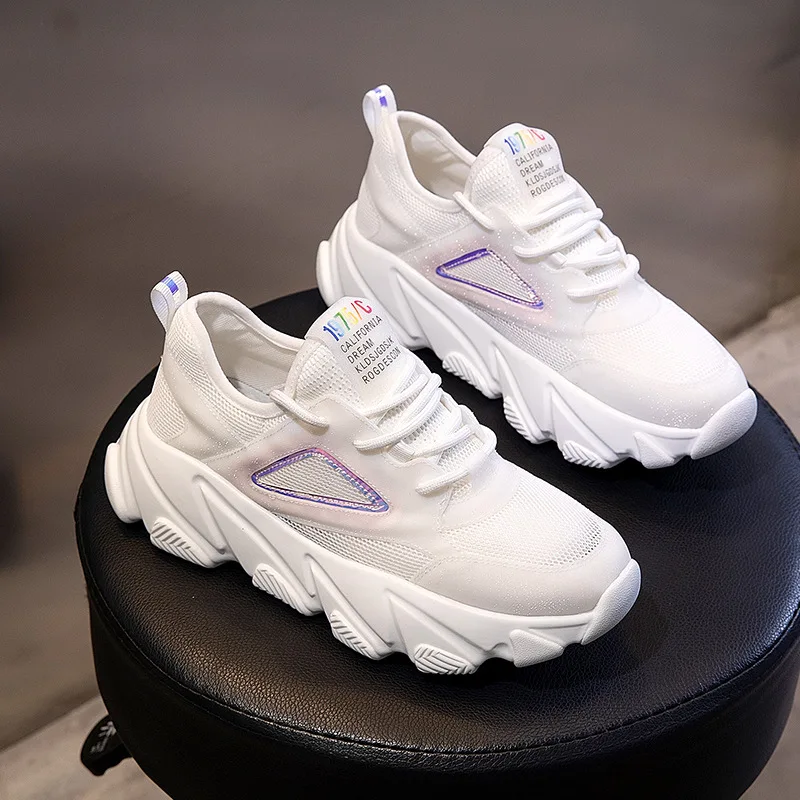 

Fashion summer new breathable flying woven women's shoes wild casual tie muffin small white single shoes women