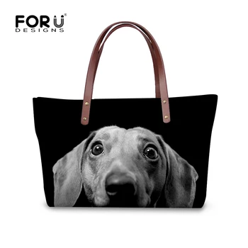 

FORUDESIGNS Dachshund Women Handbags Dog Womens Cross-body Bags Animal Prints Shoulder Tote Female Handbag Messenger Bags Ladies
