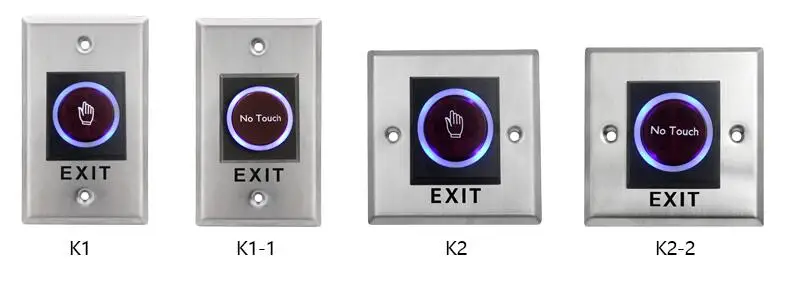 

access control switch/ir sensor exit release push button 500000 times duty circle NO/NC no touch Door lock and gate