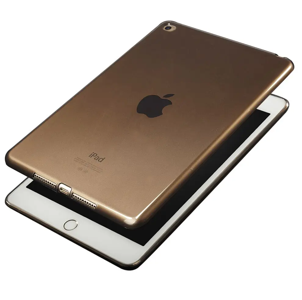 Тонкий твердый для iPad 2 3 4 силиконовый мягкий ударопрочный Прозрачный чехол