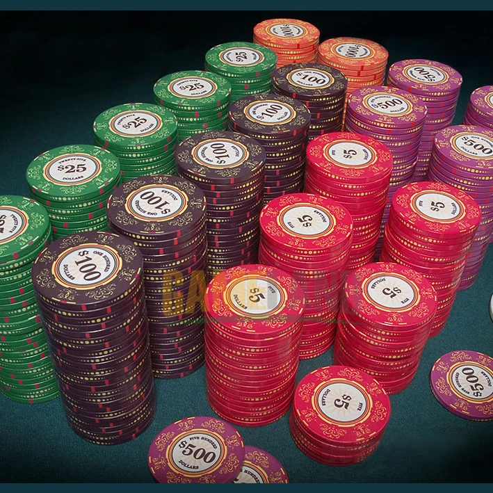 Venerati Ceramic Poker Chips Wholesale Free Drop Shipping Size 39x3mm