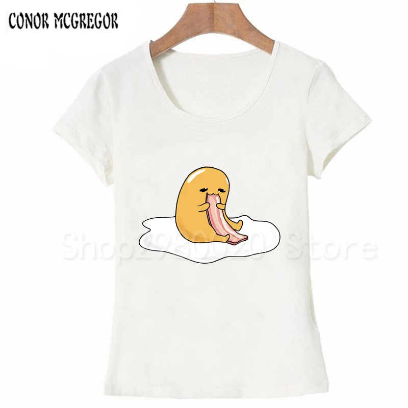 

Japan Hot Anime Gudetama Kawaii T Shirt New Fashion Print O-Neck Short Sleeves Summer Vogue Funny Casual Tees