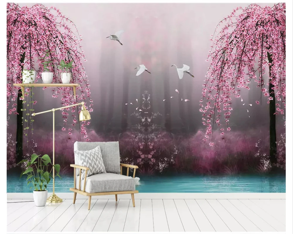 Beibehang مخصص جودة papel دي parede الورق peint ورق حائط المشهد TVbackground papel دي parede 3d صور خلفيات