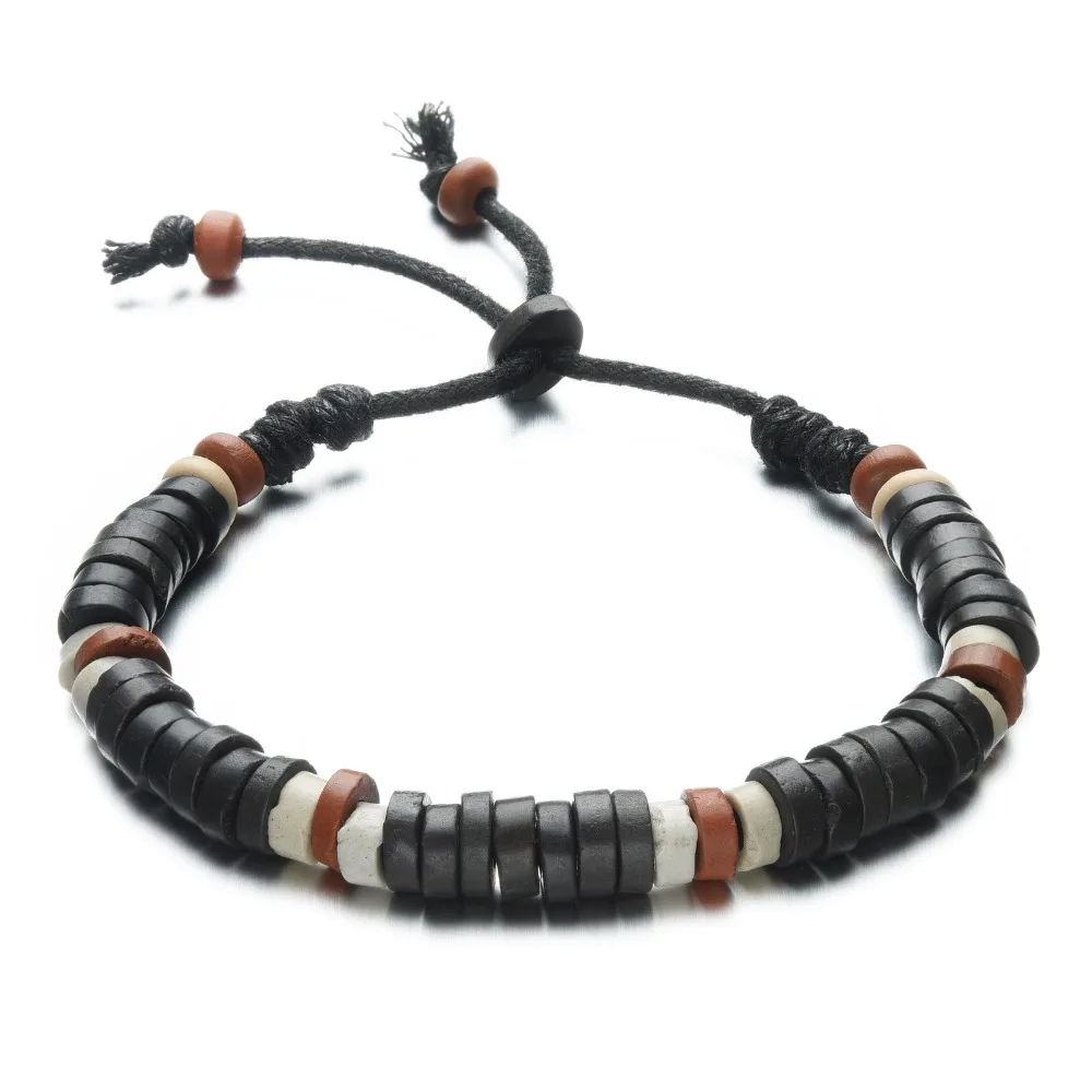 Vintage Fashion Bracelet Ceramic Beads String Wristband For Men & Women