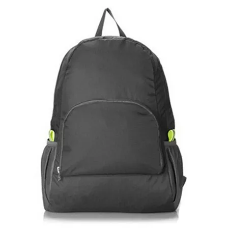 4.2L легкий складной водонепроницаемый нейлоновый женский мужской Детский рюкзак, рюкзак для путешествий, спорта на открытом воздухе, кемпинга, походов, рюкзак - Цвет: Black