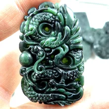 Натуральный Камень Бирюза кварц кристалл ручной резной дракон амулет кулон для diy ювелирных изделий ожерелье аксессуары