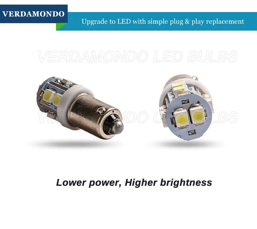 Светодиодные Автомобильные лампы BA9S T4W 10 SMD 1210 купольная гирлянда лампа для