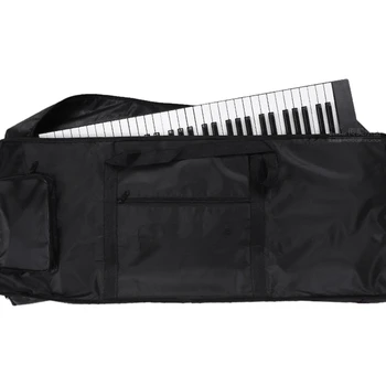 

HOT-Waterproof Case Instrument Electronic Organ Package Keyboard Bag Universal Cover Black Thickened Multi Functional Travel