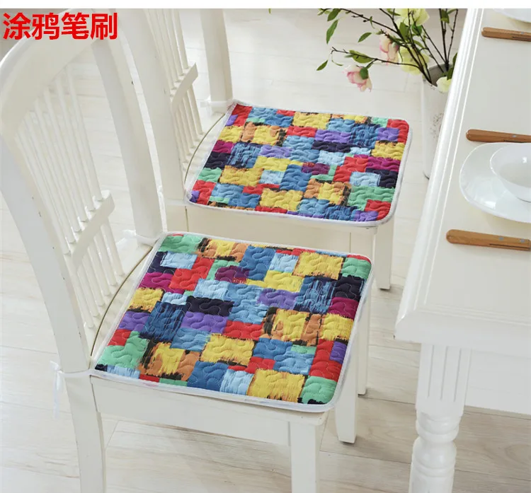 Красочные подушки для обеденного стула, коврик на полу, дешевые подушки для сидения, 19 цветов, домашний декоративный стул, almofada cojines