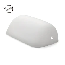 Винтажная матовая белая E27 стеклянная лампа банкира крышка/Bankers лампа стеклянный абажур abajur banqueiro для настольных ламп