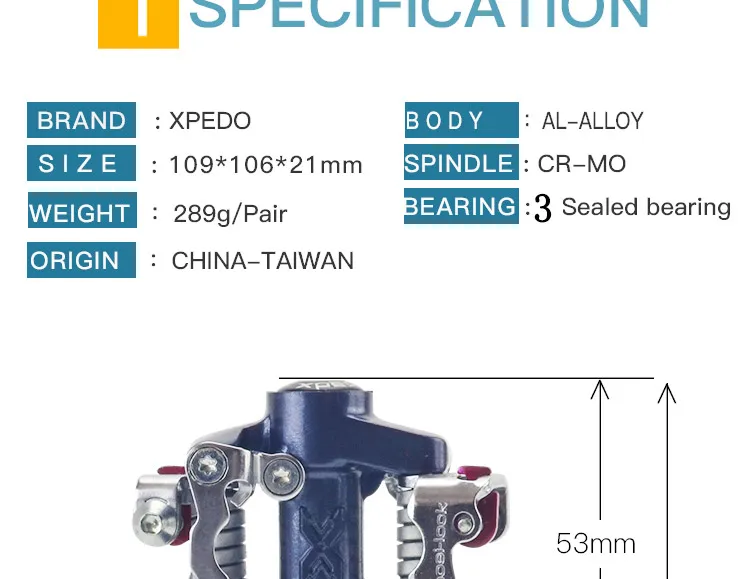 Wellgo Xpedo XMF07AC велосипедные MTB педали подшипники сверхлегкие 289 г педали для горного велосипеда XPD самоблокирующийся клипса