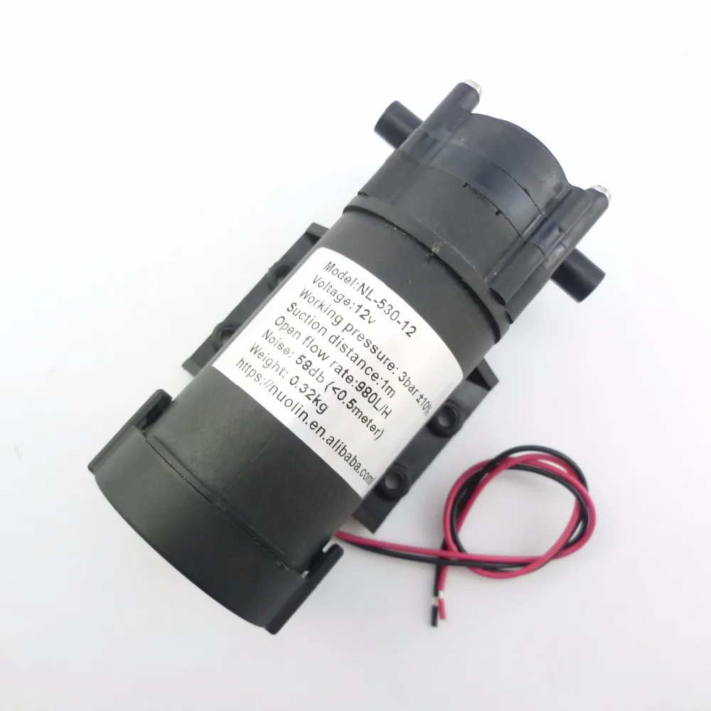 Mini Bomba Dágua de Micropressão Mini Engrenagem de Micropressão de 12v e 24v Nuotrilin dc Autoescorvante