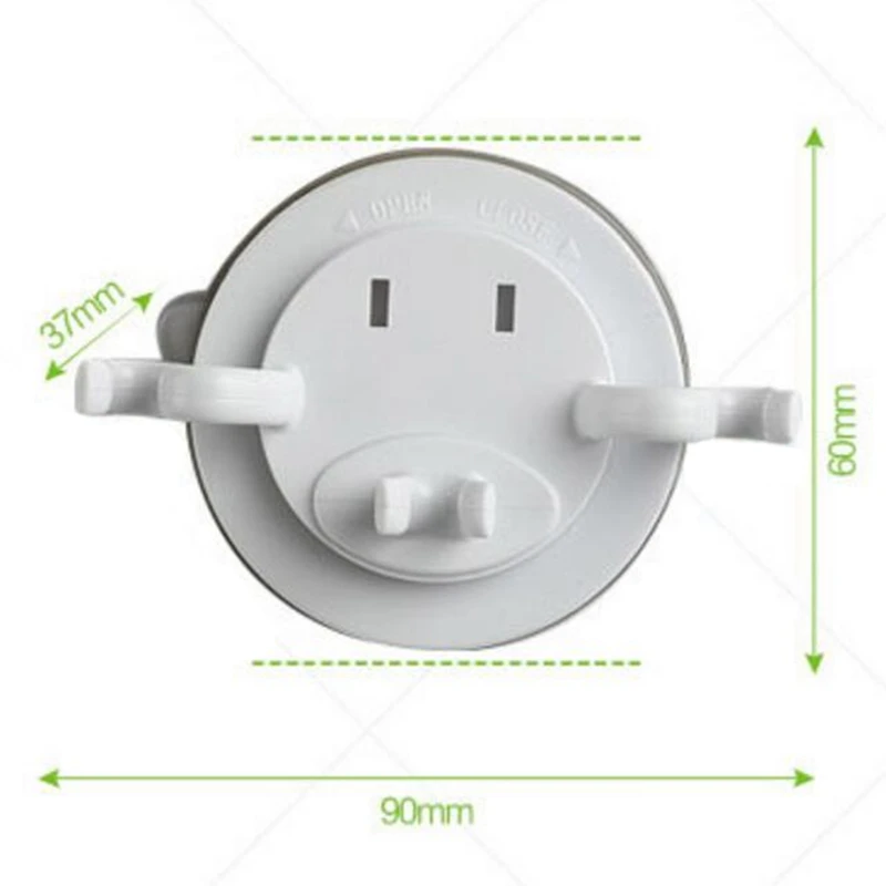 Toothbrush Holder Suction Hooks Shaver Organizer Bathroom Accessories Tooth Brush Holder Wall Mount Set Bathroom Sucker