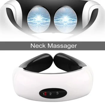 

Magnetic Therapy Neck Massager Cervical Vertebra Physiotherapeutic Protection Spontaneous Heating Belt Body Massager