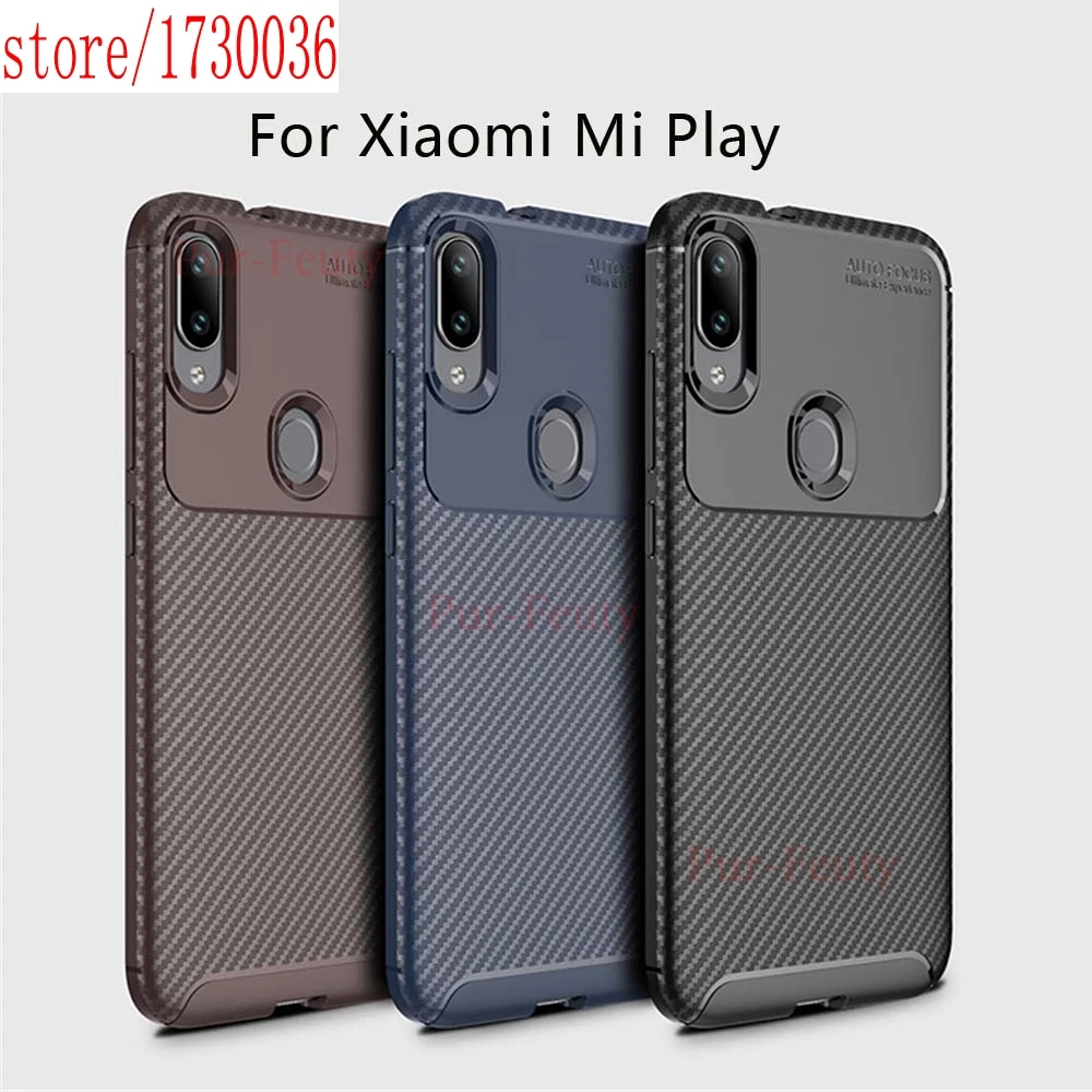 

Case For Xiao Mi PLAY M1901F9T M1901F9E Fashion Luxury Vintage Soft Silicone High quality Shockproof Cover For Xiaomi Mi Play
