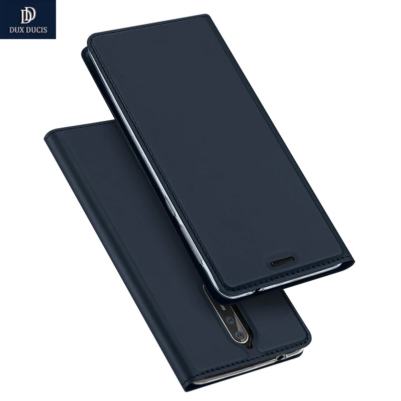 DUX DUCIS Brand Flip Cover For Nokia 8 Case Luxury PU Leather Card Slot Stand Coque
