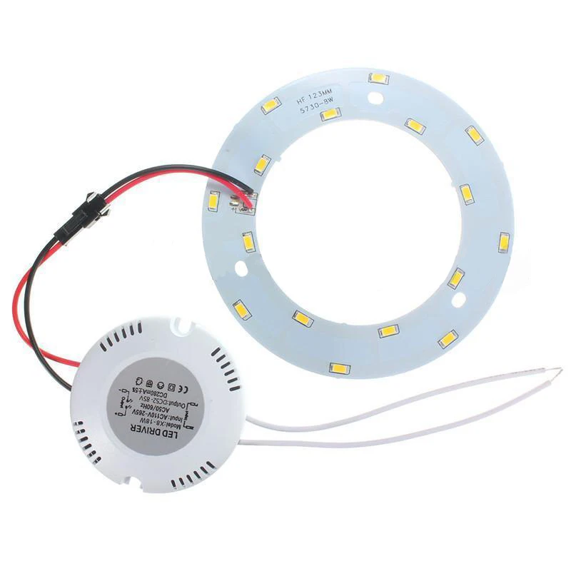 IKVVT 5730 SMD 8-33W LED Panel Annular Ceiling Light Fixtures Lamp White/Warm White