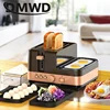 DMWD Electric Breakfast Bread Baking Machine 2 Slices Toaster Oven Eggs Steamer Sausage Grill Roaster Omelette Frying Pan Heater 2