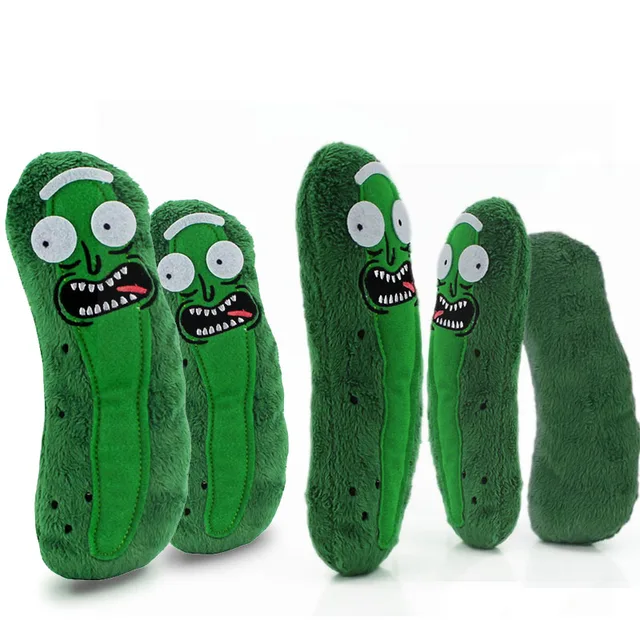 Best Offers 5pcs/set Rick and Morty Animation Pickle Cucumber Rick Plush Movie TV Doll Toys Soft Pillow Kid Stuffed Toy