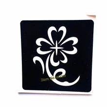 1 шт., хна, Подсолнух, водостойкие трафареты для татуировок для женщин, инструменты для макияжа, аэрограф, живопись, сделай сам, рисунок, татуировка, шаблон, паста