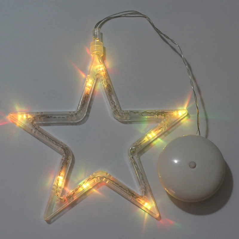 LED Christmas Decorative For Home New Year's Day Holiday Light Deer /Bell /Stars/Tree Glass Window Sucker Lamp LED Christmas Decorative For Home New Year's Day Holiday Light Deer /Bell /Stars/Tree Glass Window Sucker Lamp