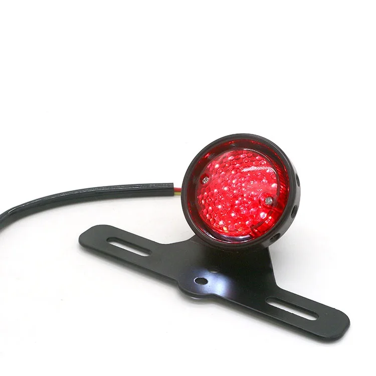 Free Shipping Universal 12V Vintage Motorcycle Taillight Motorbike