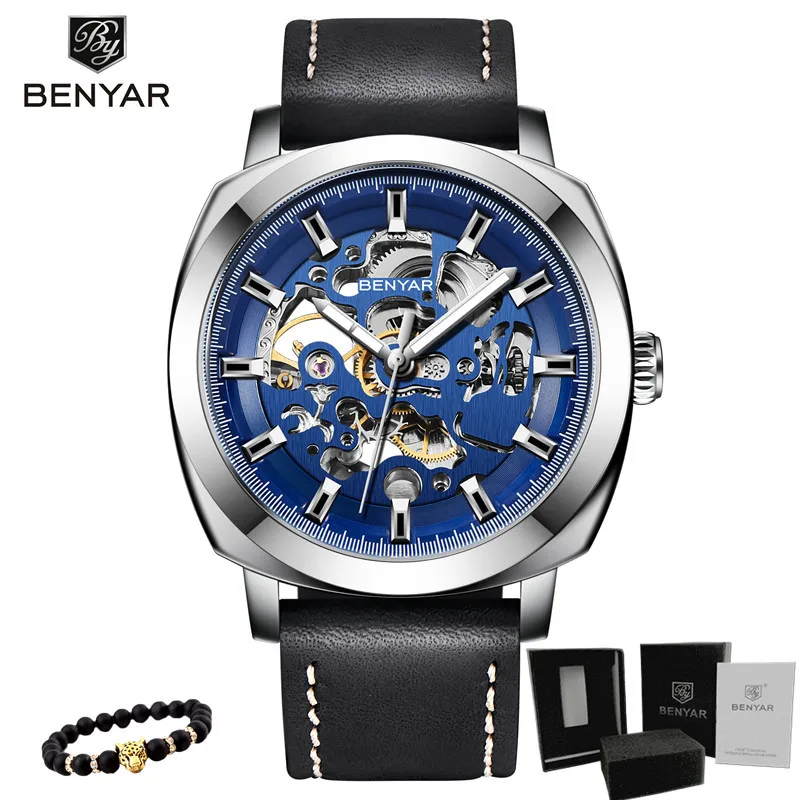 BENYAR الرجال ساعات الأعلى العلامة التجارية الفاخرة الأعمال التلقائي الميكانيكية ووتش الرجال للماء الرياضة المعصم الساعات Relogio Masculino BENYAR الرجال ساعات الأعلى العلامة التجارية الفاخرة الأعمال التلقائي الميكانيكية ووتش الرجال للماء الرياضة المعصم الساعات Relogio Masculino