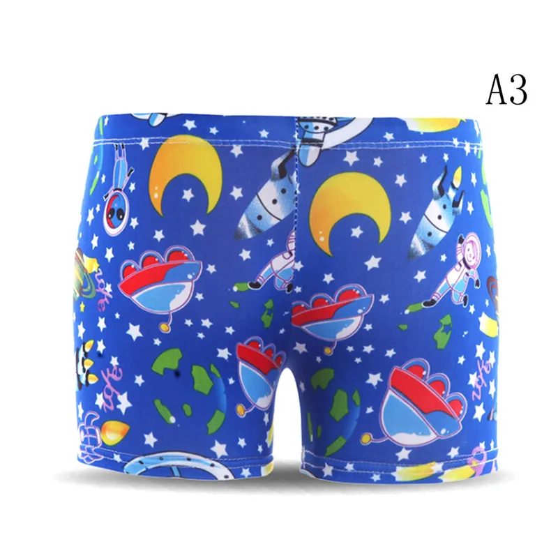 1 шт., пляжные шорты для отдыха, шорты новые детские футбольные купальные костюмы для мальчиков с рисунком животных, плавки для маленьких мальчиков - Цвет: A3