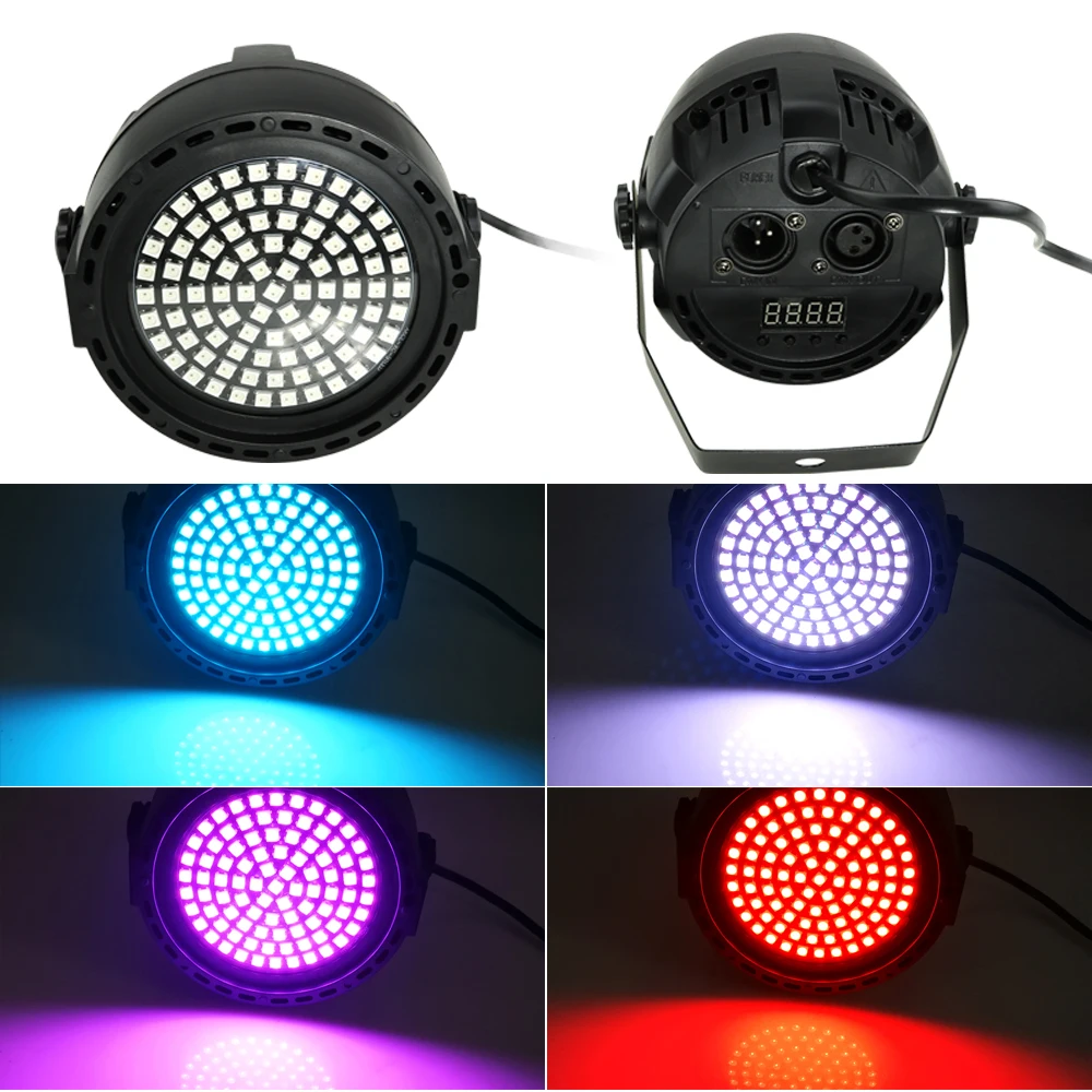 

18W DMX Sound Disco Colorful Strobe Stage Lighting Effect 91 LED RGB DJ Bar Holiday Party Christmas Light With Remote Control